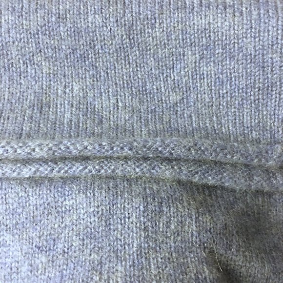 𝐑𝐎𝐒𝐒 ✳ 𝐒𝐍𝐎𝐖 100% Cashmere Palla de Neve Blue Beanie Cap - NEW!!! - Picture 5 of 7